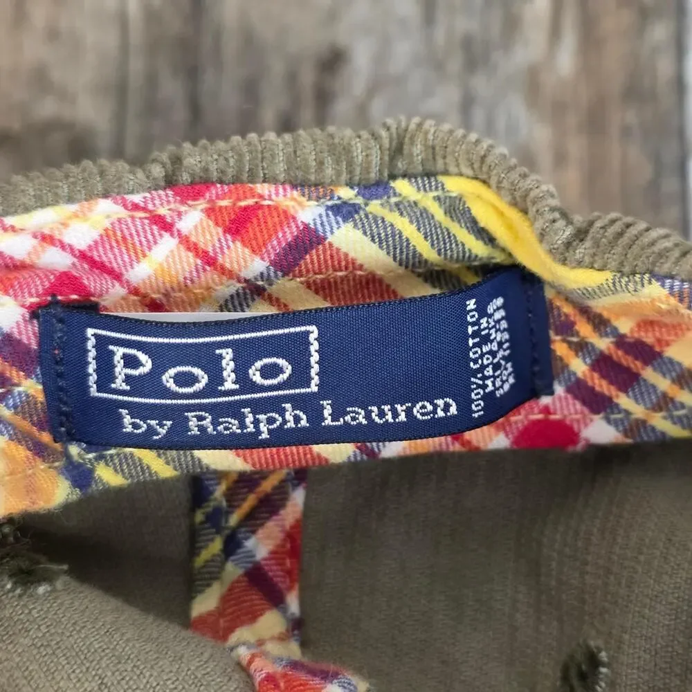 Polo Ralph Lauren Corduroy Ball Cap Pony Boys